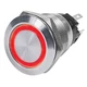 BLUE SEA SYSTEMS661-4163 SWITCH PB SS 10A OFF-(ON) RED