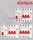 1PCS NEW Delixi DZ47sLES Air-Switch Circuit Breaker C-Type 1P+N 2P 3P 3P+N 4p