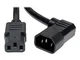 Tripp Lite P005-010 Heavy-Duty Power Extension Cord 15A, 14AWG (Right Angle IEC-