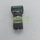 1PCS Fuji Green Illuminated Button AH164-TL AH164TL New