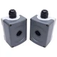 Lot of 2 ABB MEP1-0 Enclosure, &oslash;22mm Hole, Wall Mount, 101mm x 75mm x 61mm