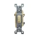 LEVITON 1453-ICP 3-WAY AC QUIET TOGGLE SWITCH, 15A, 120V, IVORY (10 PACK)