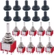 Twidec/10Pcs Mini Toggle Switch DPDT 3 Position 6 Pins 6Pin ON-OFF-ON 