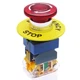 Mxuteuk 22Mm 110/120V LED Light Red Mushroom Emergency Stop Push Button Switch I