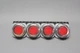 LOT OF 4 SIEMENS FLUSH PUSHBUTTONS 52PA8A2 W/52BAJ