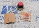 New Clark J12B Panel Mounted Type H Pushbutton,Control Unit red