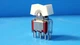 ROCKER SWITCH, C&K, 7000 SERIES, DPDT, MOMENTARY, (ON) OFF (ON), 120VAC/5A