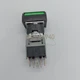 1PCS Fuji Green Illuminated Button AH164-TL AH164TL New