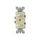 Leviton 15 amps Single Pole Toggle Switch Ivory 05224-2IS