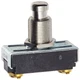 NSI 76080PS Push Button Switch, On Off Circuit Function, SPST N.C, Brass/Nickel