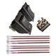 2PCS Reverse Polarity Toggle Rocker Switch DC Motor Control RV Power Jack