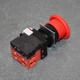 Omron STI Emergency Stop Push Button A22E-M-12, 22mm, 1NO/2NC, Red, 40mm Head