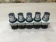 Lot Of 5 Fuji Electric AH30-S2 Black Round Push Button 600V #55B41*AD