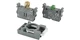 ABB MCBH-101 Switch part, Contact block 1 NO and 1 Lamp block with holder