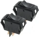 Carling Technologies Curvette Rocker Switch RA901-RB-B-0-N | SPST ON-None-Off...