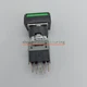 1PCS Fuji Green Illuminated Button AH164-TL AH164TL New