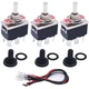 TWTADE 3 Pcs Momentary Heavy Duty Rocker Toggle Switch 6 Pin 3 Position ON-OF...