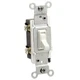 1PC Leviton 2653-2W 3-Way Toggle Switch, 15A, 120VAC, White, Residential, C
