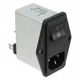 1PC TE Connectivity Schaffner FN284-10-06 PWR ENT MOD RCPT IEC320-C14 PNL