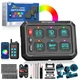 MICTUNING APP & Wireless Remote Control 6 Gang Switch Panel Circuit Relay System
