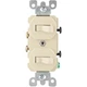 Ivory Leviton Quiet Duplex Switch