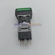 1PCS Fuji Green Illuminated Button AH164-TL AH164TL New