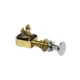 Cole Hersee 12 V DC 10 A On/Off Brass SPST Push-Pull Switch w 2 Screws