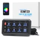 BEAMTECH 8 Gang Switch Panel, APP Remote Control RGB Toggle Momentary Pulsed ...