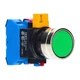 HW4B-M1F10-Y, IDEC, Hw Mtl Bzl Pb Rnd Flsh Mom 1No