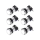 uxcell Game Push Button 33.5mm Round 12V LED Illuminated Push B... USA FAST SHIP