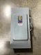 SQUARE D HU363 100 AMP NON-FUSABLE DISCONNECT SWITCH USED