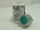 204413 New In Box; Schneider ZB4BW533 Pushbutton Operator; Green; LED