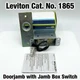 Leviton 1865 Door Jamb Switch 3A 125V SP Momentary Normally ON UL Listed New