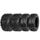 Garvee Set of 4 All-Terrain ATV/UTV Tires 26x9-14 Front & 26x11-14 Rear, 6PR ...