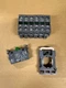 NEW - LOT OF 7 ABB MCB-10, NO Contact Block and 1 MCBH-00 Latch / Holder
