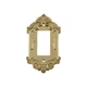 Nostalgic Warehouse VIC_SWPLT_R1 Brass Victorian Single Rocker / Gfi Wall Plate