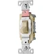 Eaton Wiring Devices CS120V Toggle Switch, 20 A, 120/277 V, Lead Wire Terminal,