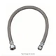 ZURN P6900-SSH Stainless Steel Supply Hose, Chrome Finish, Silver Color