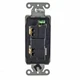 HUBBELL DS120GY Wall Switch,Gray,20A;Back;Side,SnglPole 5Z789