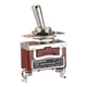 Baomain 1-Pack Toggle Switch RT1021, ON-Off SPST 2-Pin 15A/250V silvery,brown
