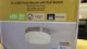 Hampton Bay 8 in. 60-Watt Equivalent Brushed Nickel LED with pull switch