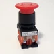 Fuji Electric Red Emergency Stop AR22V2R Twist Button Push Lock Turn Reset New