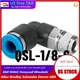 FESTO CORPORATON QSL-1/8-6 Push-in 90 deg Connector