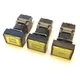 Lot of 3 Alcoswitch 164TL5 Maintained Illuminated Rectangular Pushbutton 5A 250V