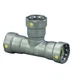 VIEGA MEGAPRESS&reg;G 25401 PIPE TEE - 2"X 2" X 1.5&rdquo; - CARBON STEEL PRESS SYSTEM