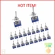 AEDIKO 20pcs Micro Toggle Switch 3 Pin SPDT Touch 2 Position ON/ON Mini Miniatur