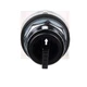 9001KS46B - Square D 600V 3-Pole Selector Switch Operator, 30mm Black Maintained
