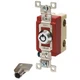 Bryant Wall Switch, 2 , Locking, 20 A, Silver 4902RKL Bryant 4902RKL