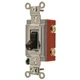 Hubbell Wiring Device-Kellems Hbl1222 Wall Swtch, 2-Pole, 120/277V, 20A, Brn,
