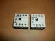 2pc  Square D Class 9999 PN13 Auxiliary Contact Voltage 600VAC  USED